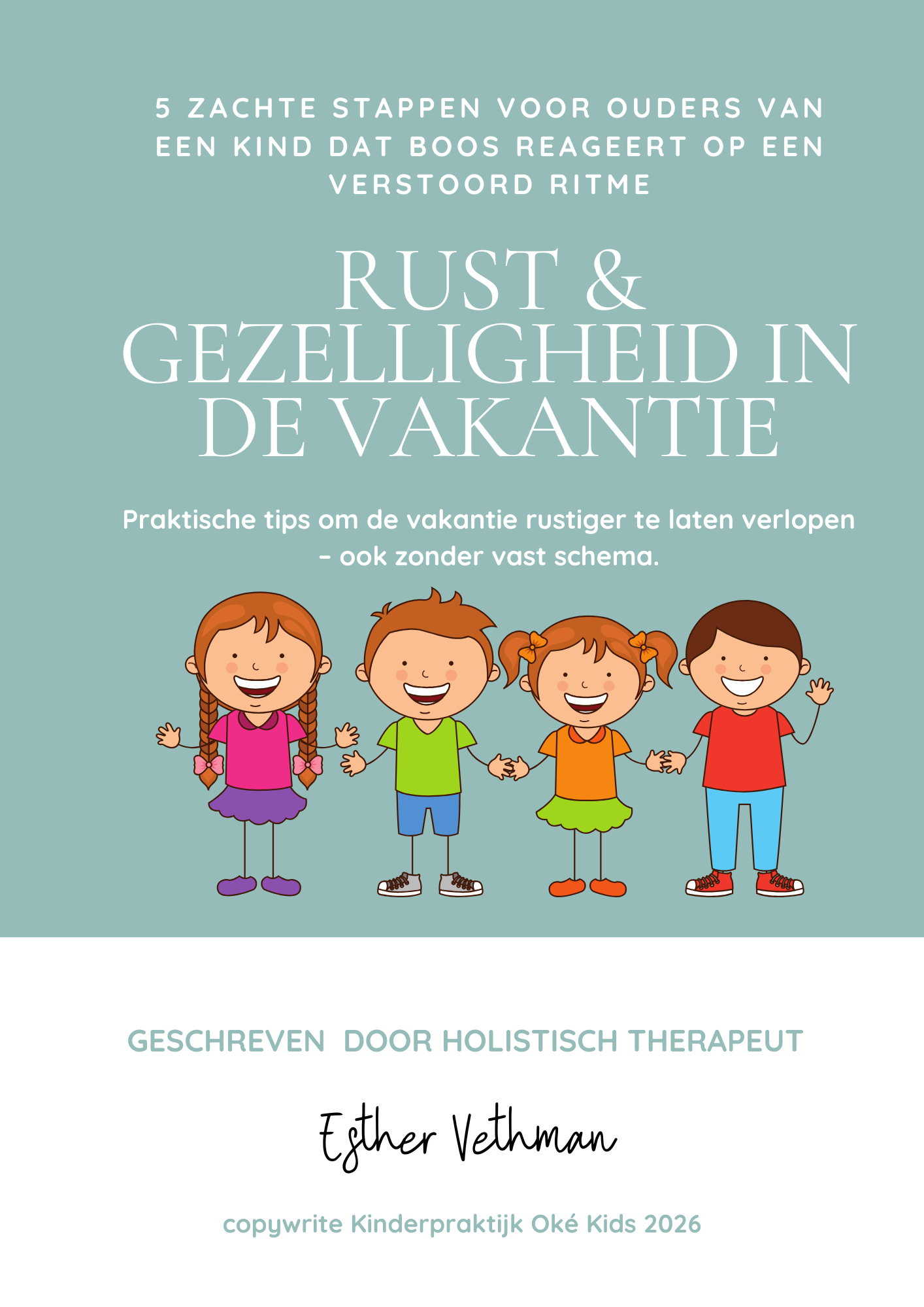 Voorkant gids Rust & Gezelligheid in de vakantie